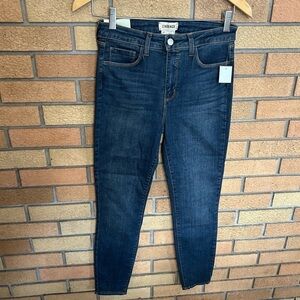 NWT L’AGENCE MARGOT High Rise Skinny Denim Jean Dark Wash Size 27
